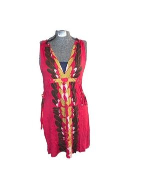 Women's French Connection Dress Size 0 Red Multi-color